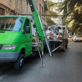 სამშენებლო ნარჩენების გატანა, სამშენებლო მასალის მ