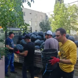 სამშენებლო ნარჩებების გატანა მუშებით-დემონტაჟი